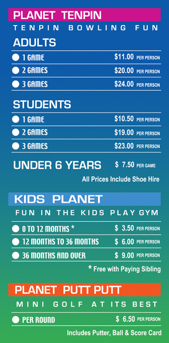 Regular prices